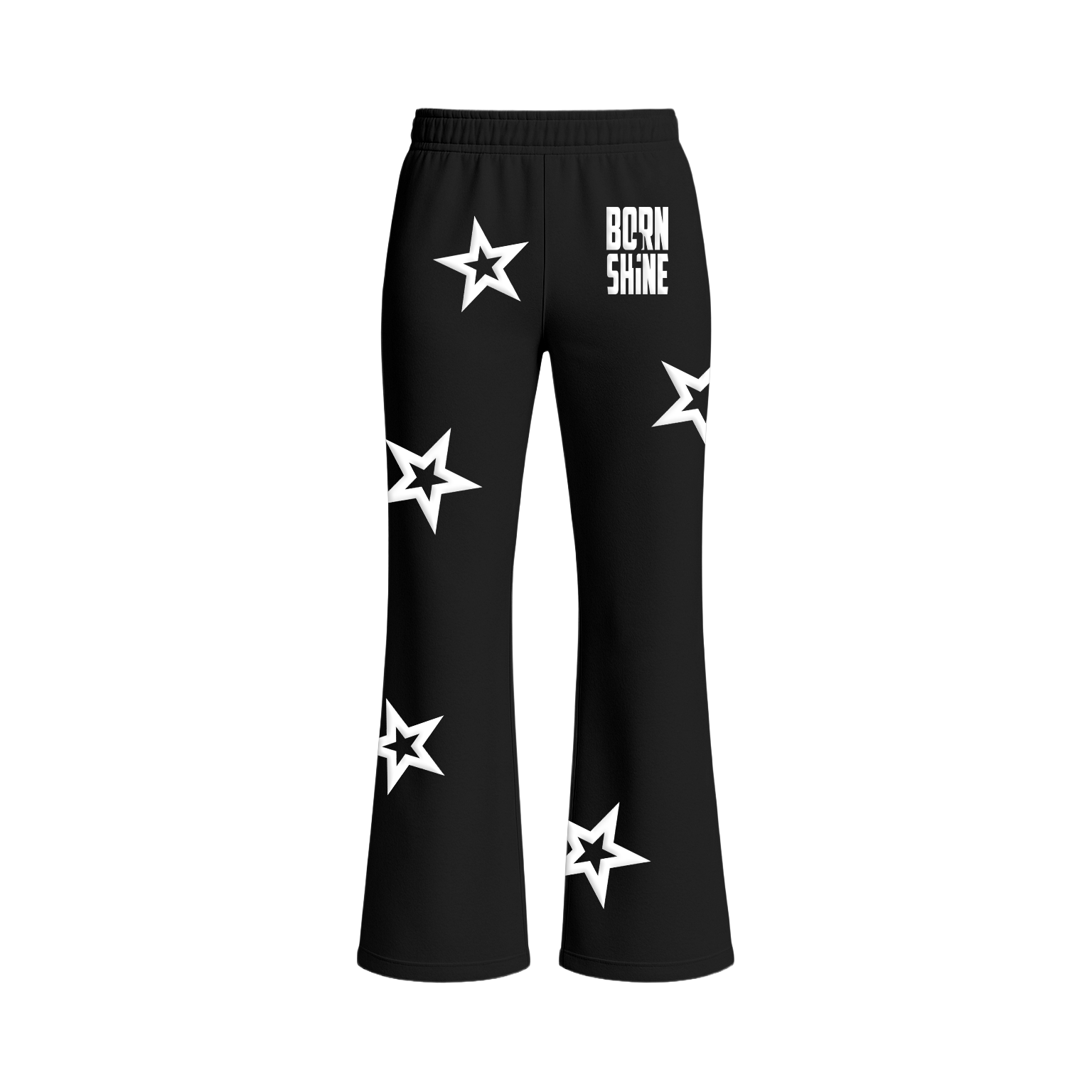 STAR PANTS - BLACK
