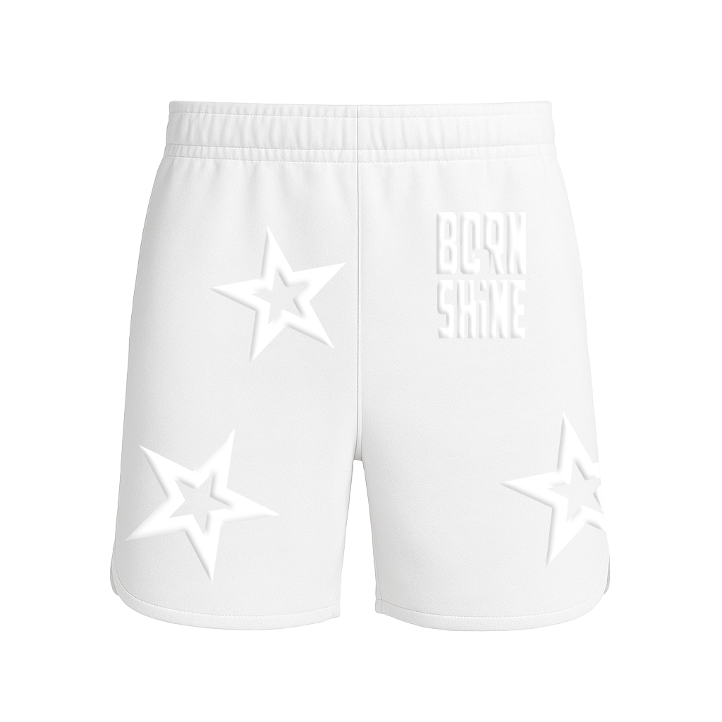 STAR SHORTS - WHITE