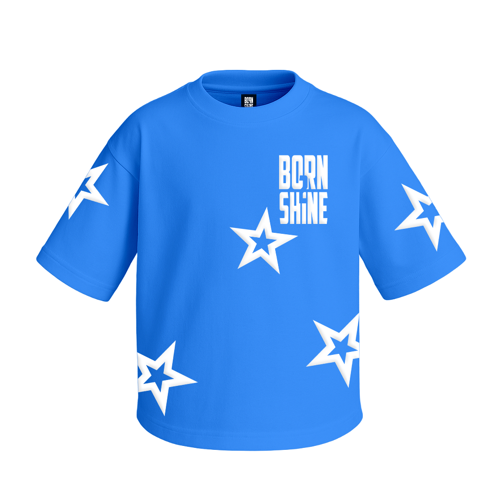 STAR TEE - SKY BLUE