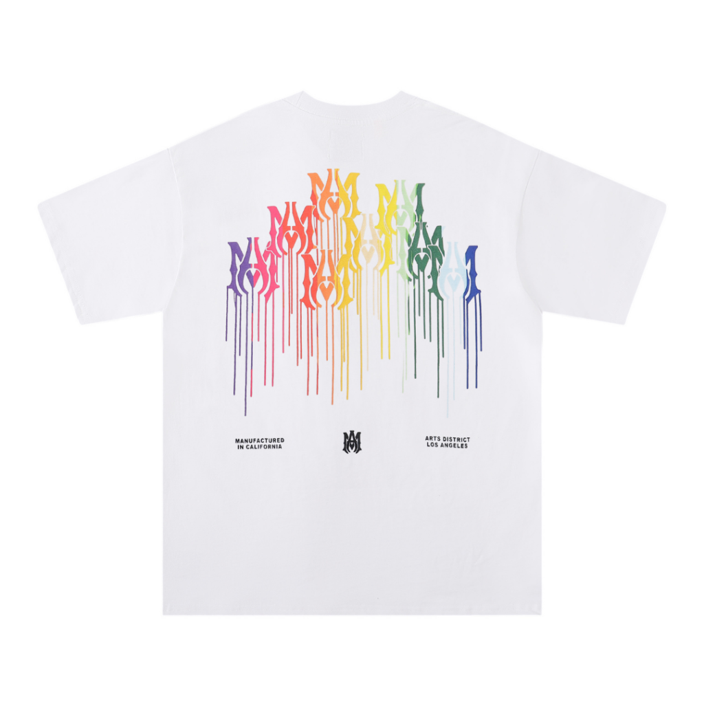 Amr M.A. Drip Collage T-shirt