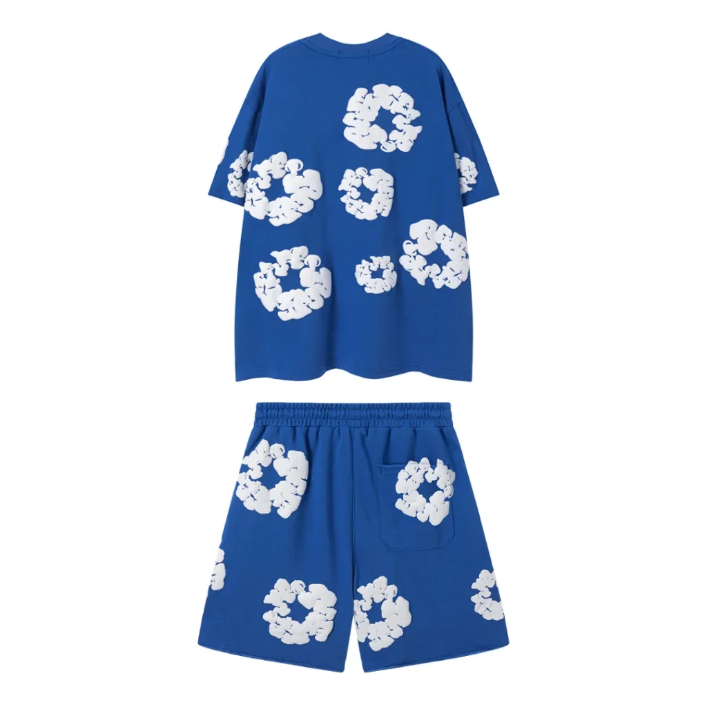 Denim Trs Blue Short set