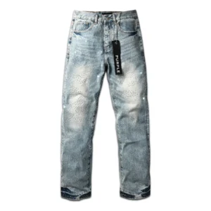 Purple Baggy Blue Jeans