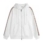 Monogram Zip Hoodie