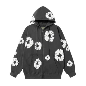 Denim Trs Zip Hoodie