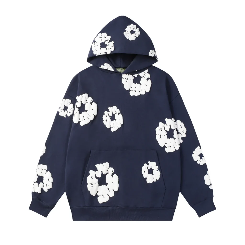 Survêtement en denim bleu marine