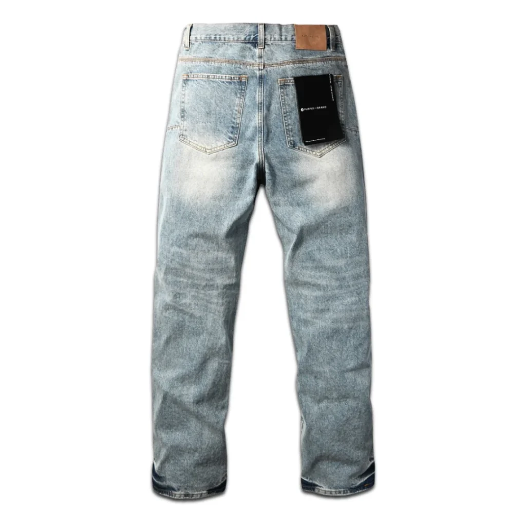 Purple Baggy Blue Jeans