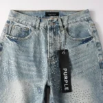 Purple Baggy Blue Jeans