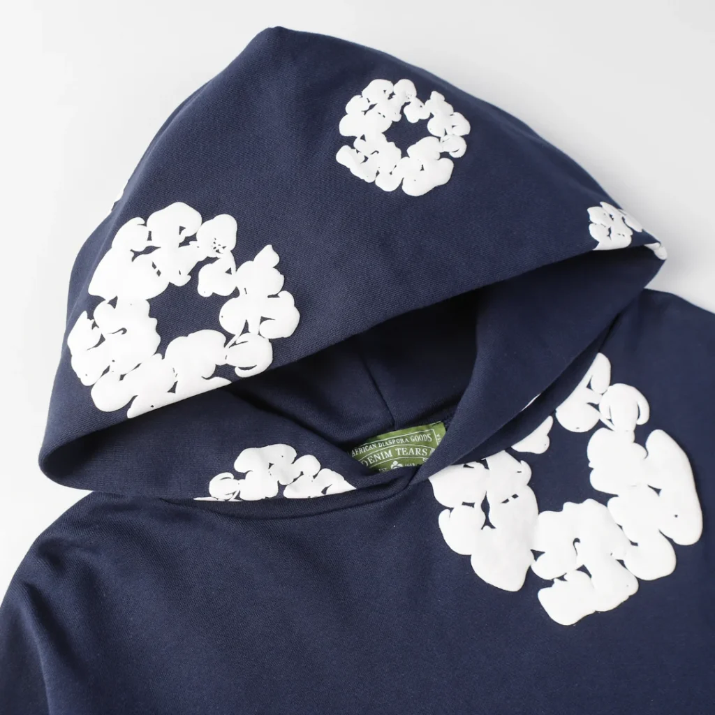 Survêtement en denim bleu marine