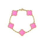 Chrome Monogram Bracelet