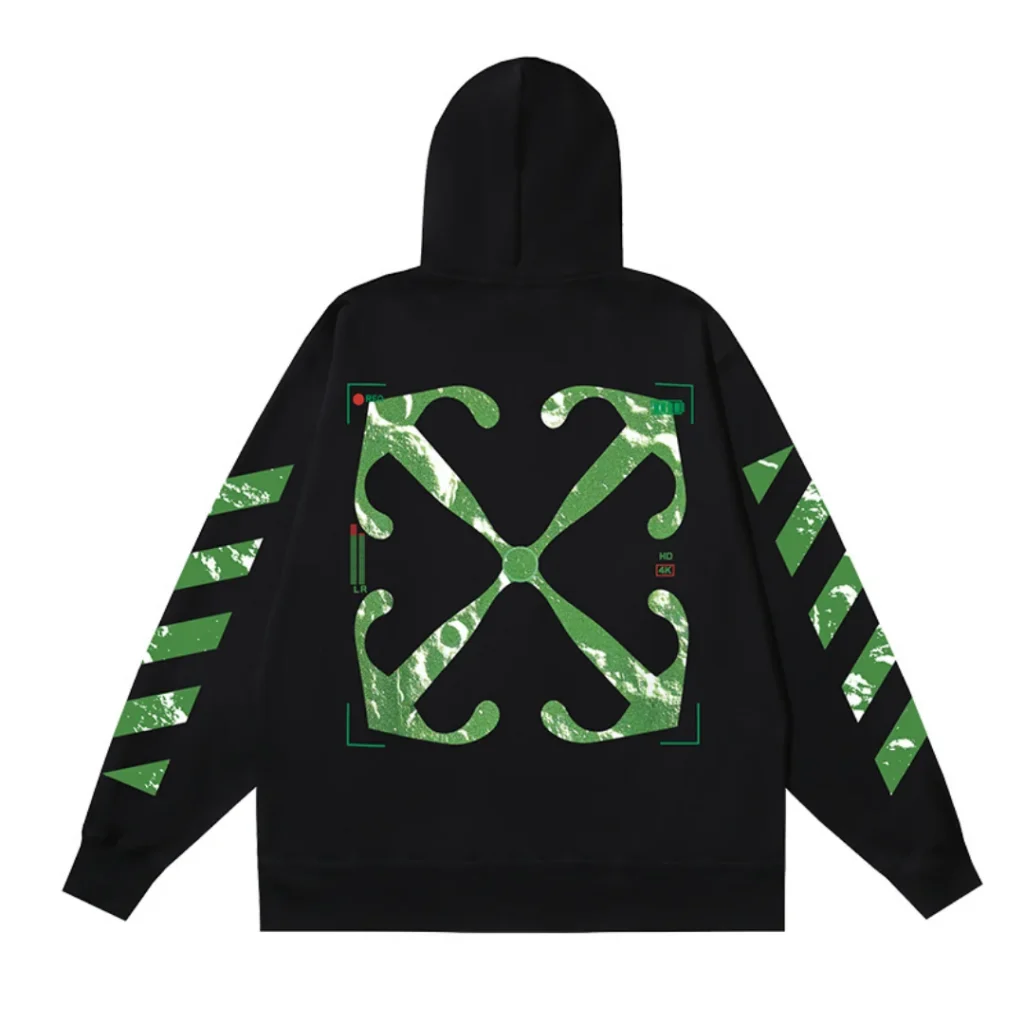 Sudadera con capucha y monograma Off