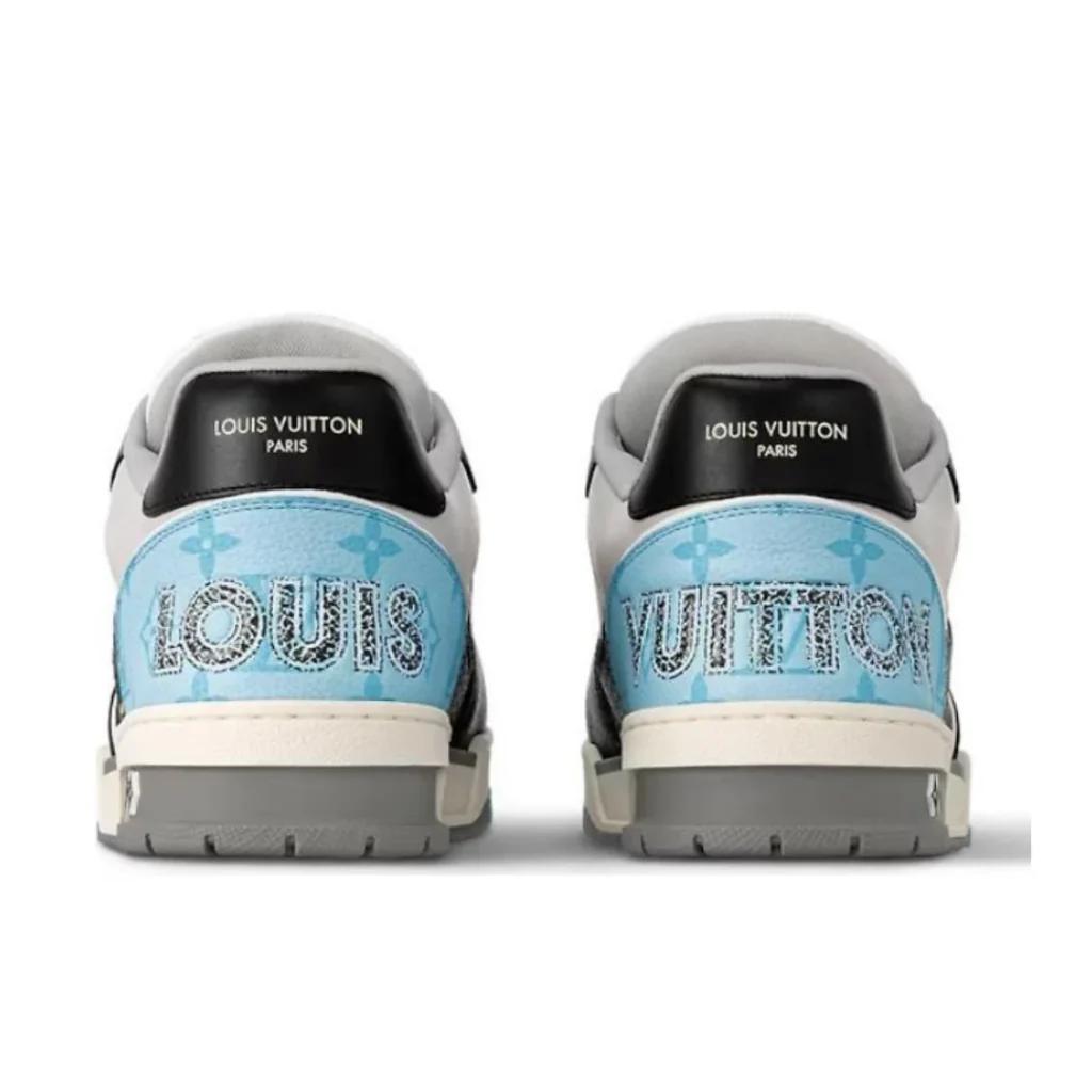 Monogram Blue Black Grey Trainer