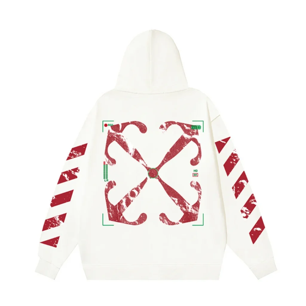 Sudadera con capucha y monograma Off