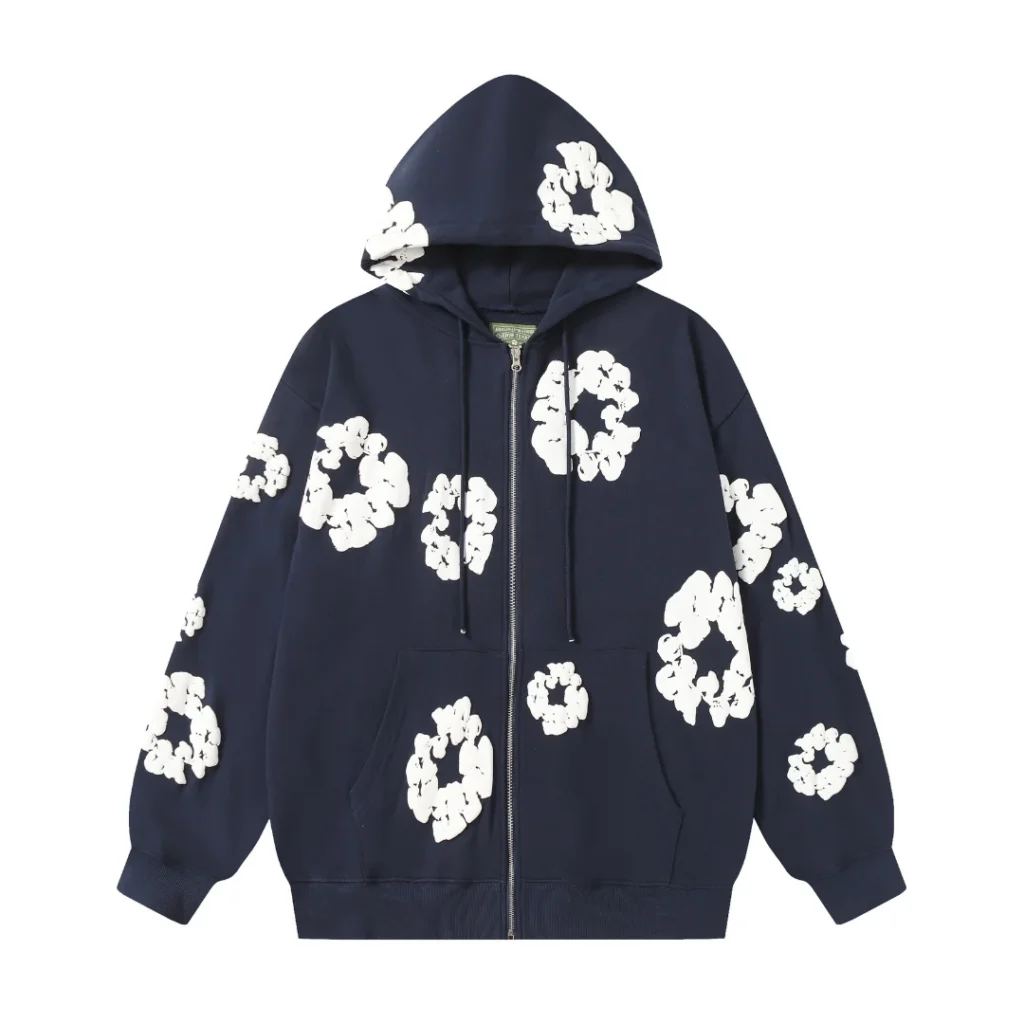 Denim Trs Zip Hoodie