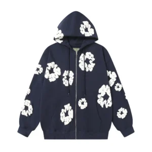 Denim Trs Zip Hoodie