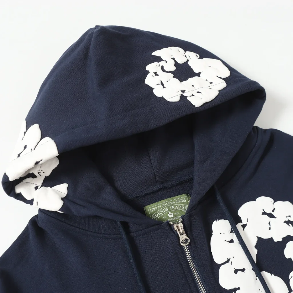 Denim Trs Zip Hoodie