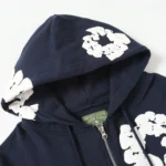 Denim Trs Zip Hoodie