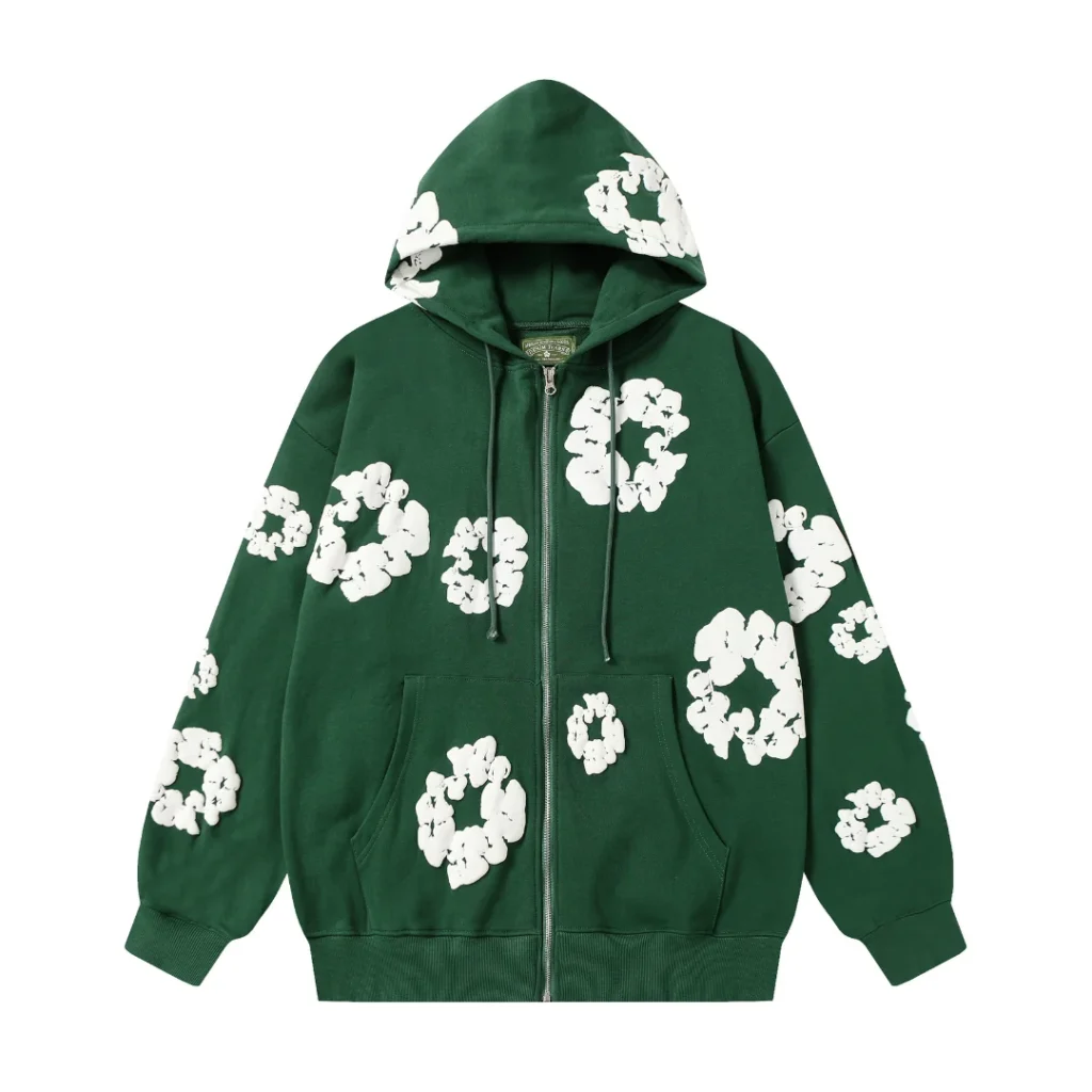 Denim Trs Zip Hoodie