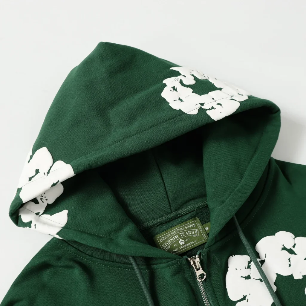 Denim Trs Zip Hoodie