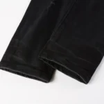 Purple Triple Ripped Black Jeans