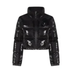 Women Decoded Shiny Black Jacket