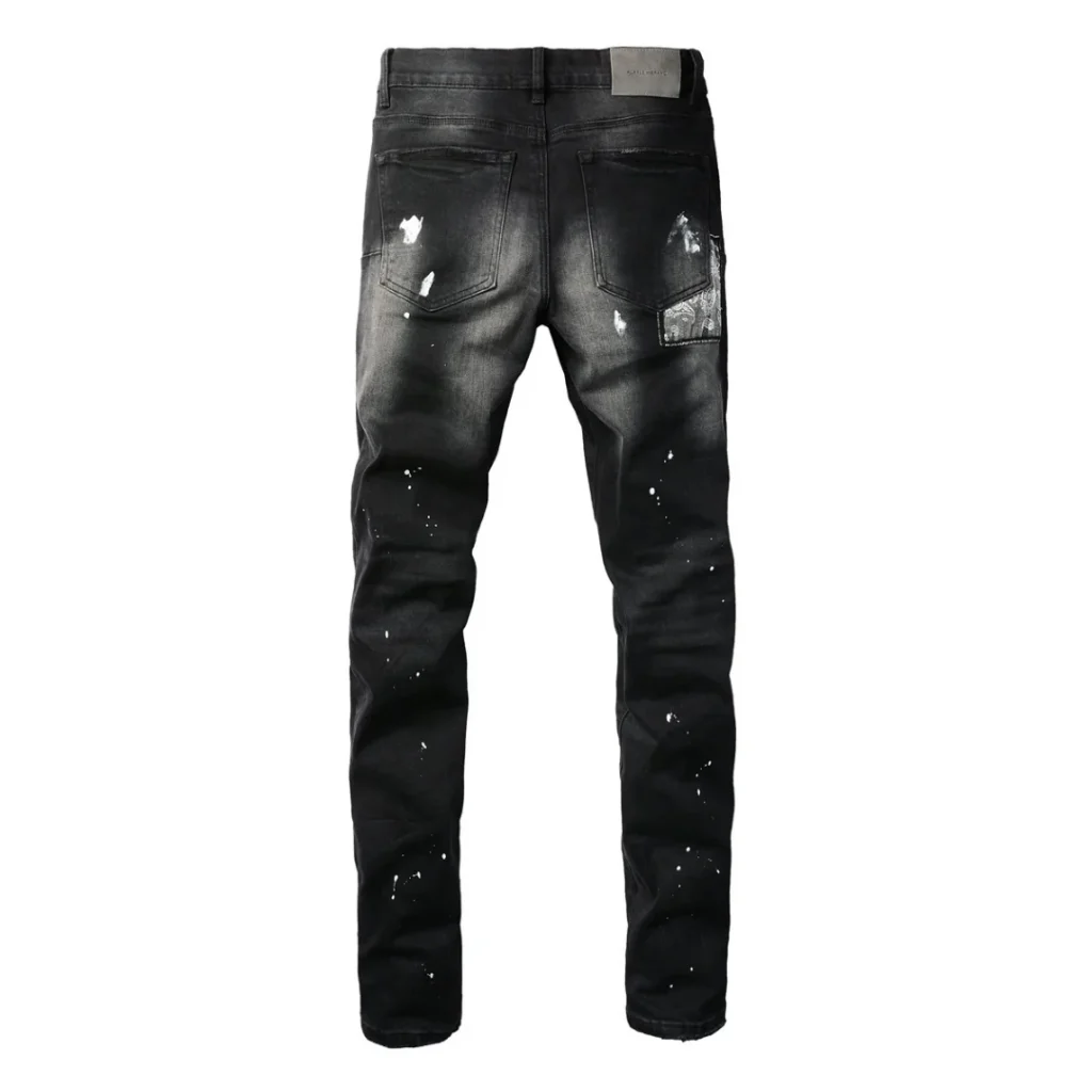 Purple Bandana Black Jeans