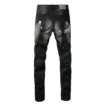 Purple Bandana Black Jeans
