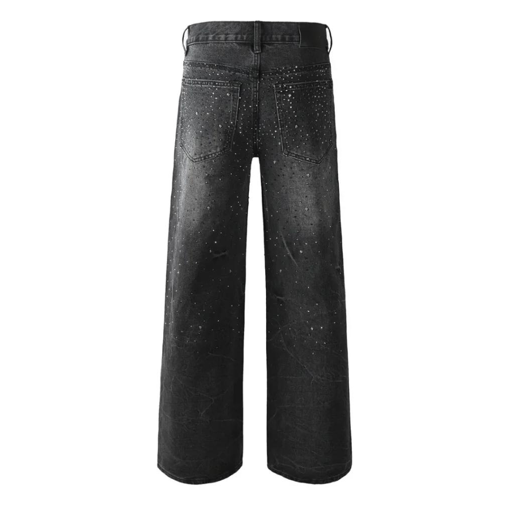 Purple Black Diamonds Jeans