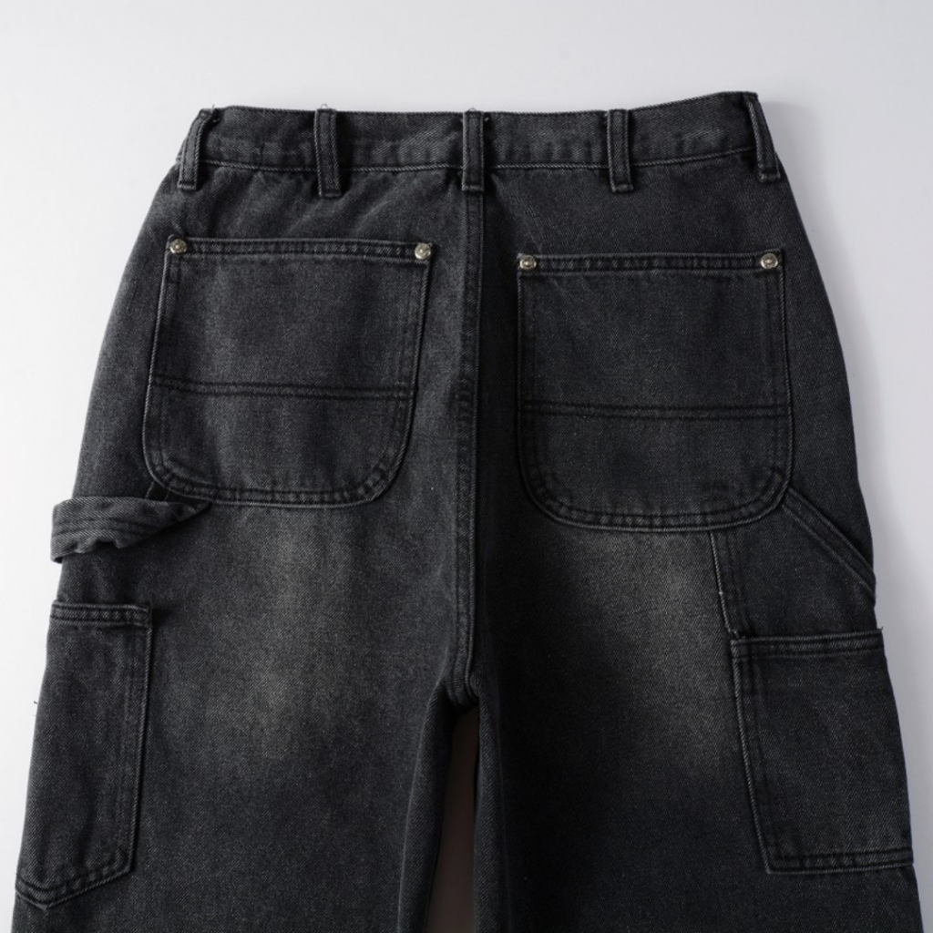 Amr Black Gradient Flared Jeans