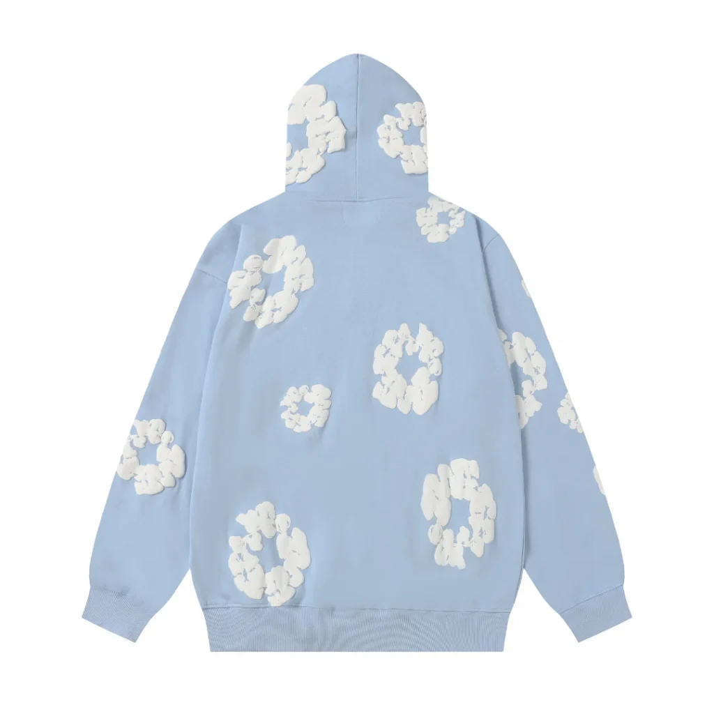 Denim Trs Zip Hoodie