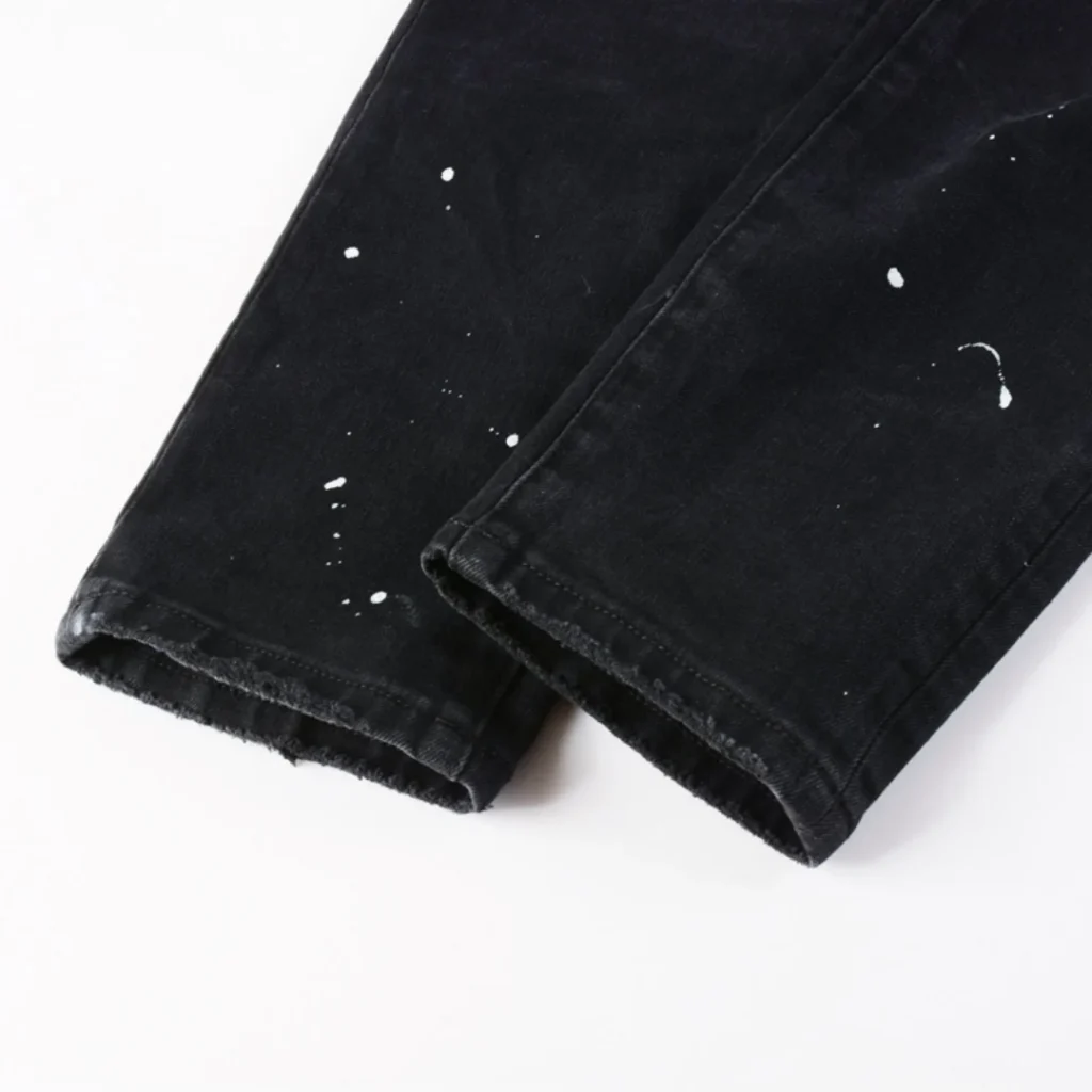 Purple Bandana Black Jeans