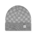 LV Grey Scarf & Beanie