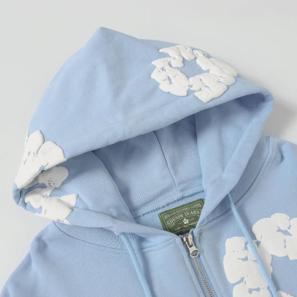 Denim Trs Zip Hoodie