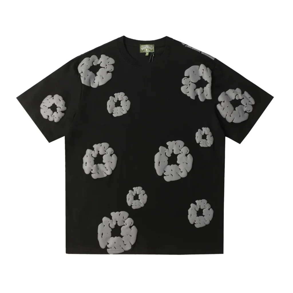 Denim Trs Black Grey Short set