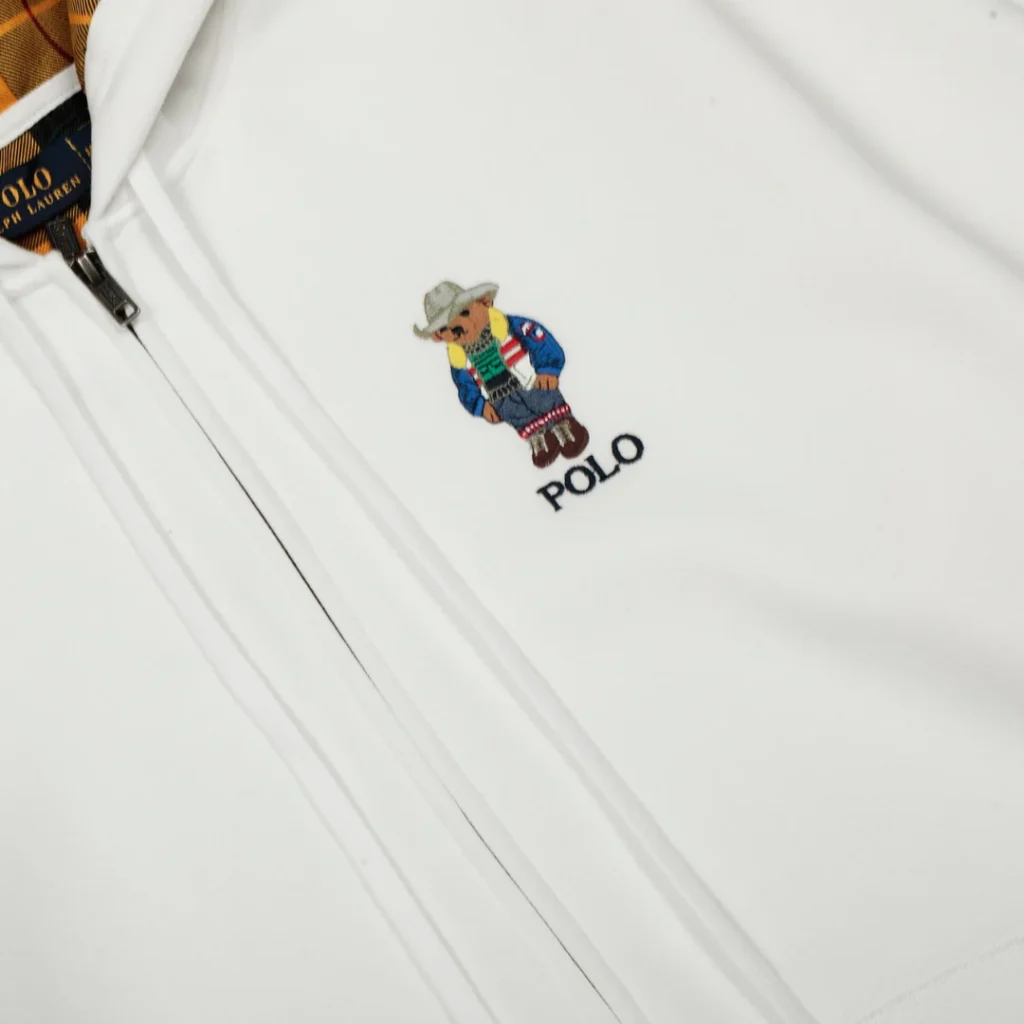 Polo Bear Zip Hoodie