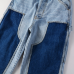 Amr Light Blue Gradient Flared Jeans