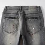 Purple Paint Grey Jeans