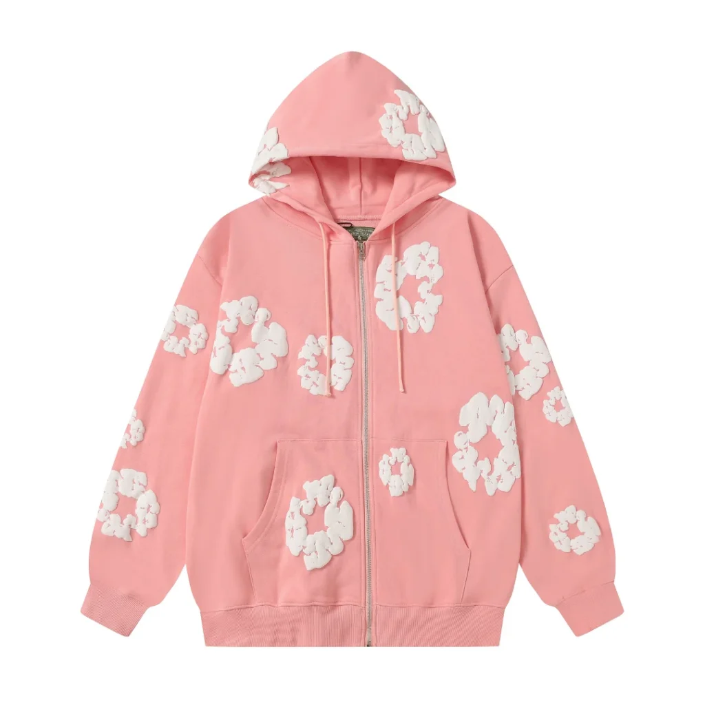 Denim Trs Zip Hoodie
