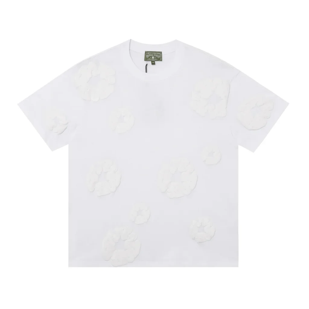 Denim Trs Triple White Short set