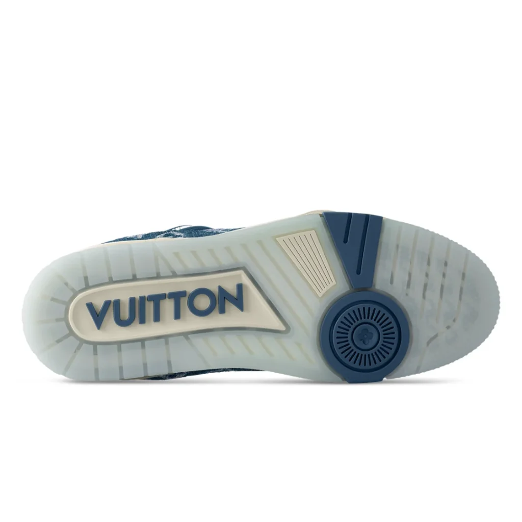 Monogram Denim Blue Trainer