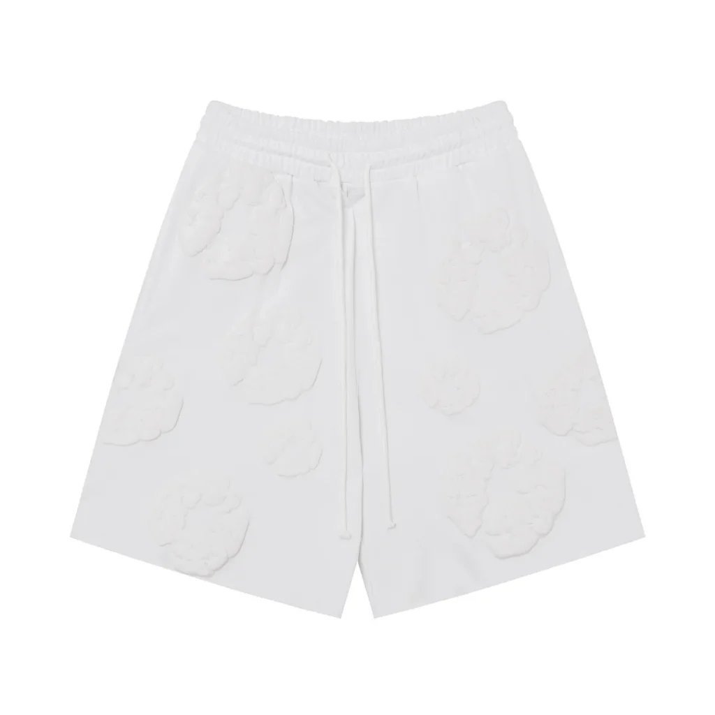 Denim Trs Triple White Short set