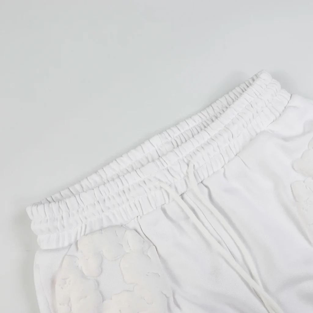 Denim Trs Triple White Short set