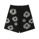 Denim Trs Black Grey Short set