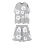 Denim Trs Grey Short set