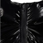 Women Decoded Shiny Black Jacket