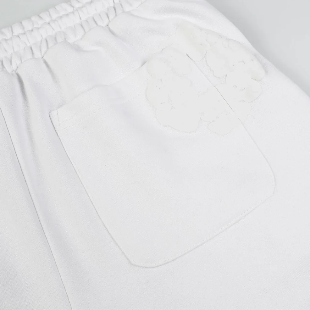 Denim Trs Triple White Short set