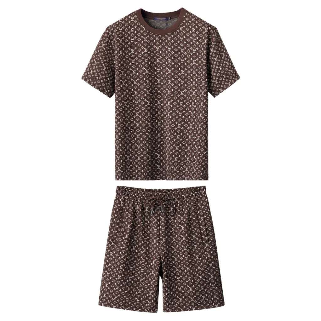 Monogram Short Set
