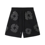 Denim Trs Black Grey Short set
