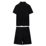 Monogram Black Short Set