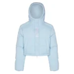 Women Decoded Hooded Ice Blue Puffer 2.0