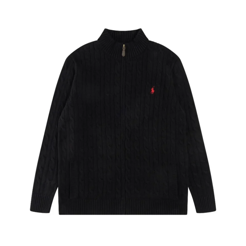 Polo Full Zip Sweater